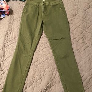 Old Navy Olive Super Skinny Jeans Size 12